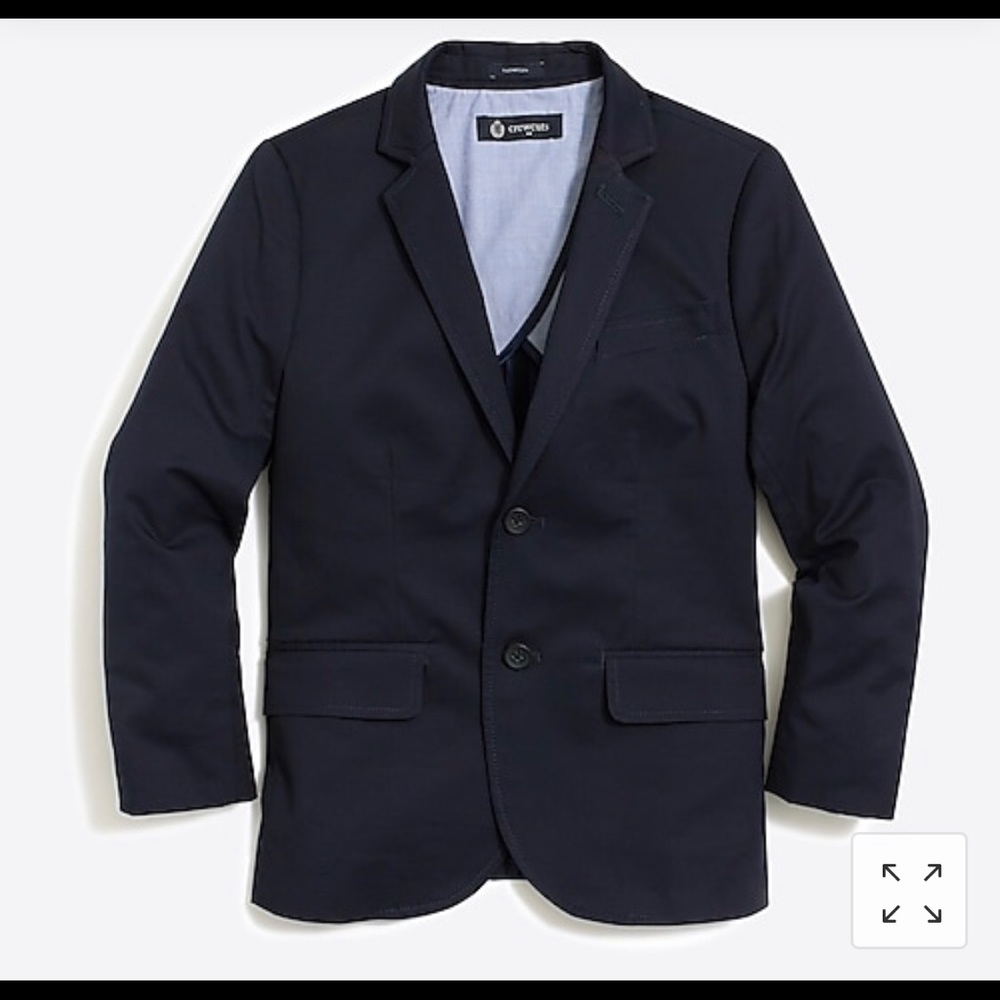 Crew cut boys suit, navy blue